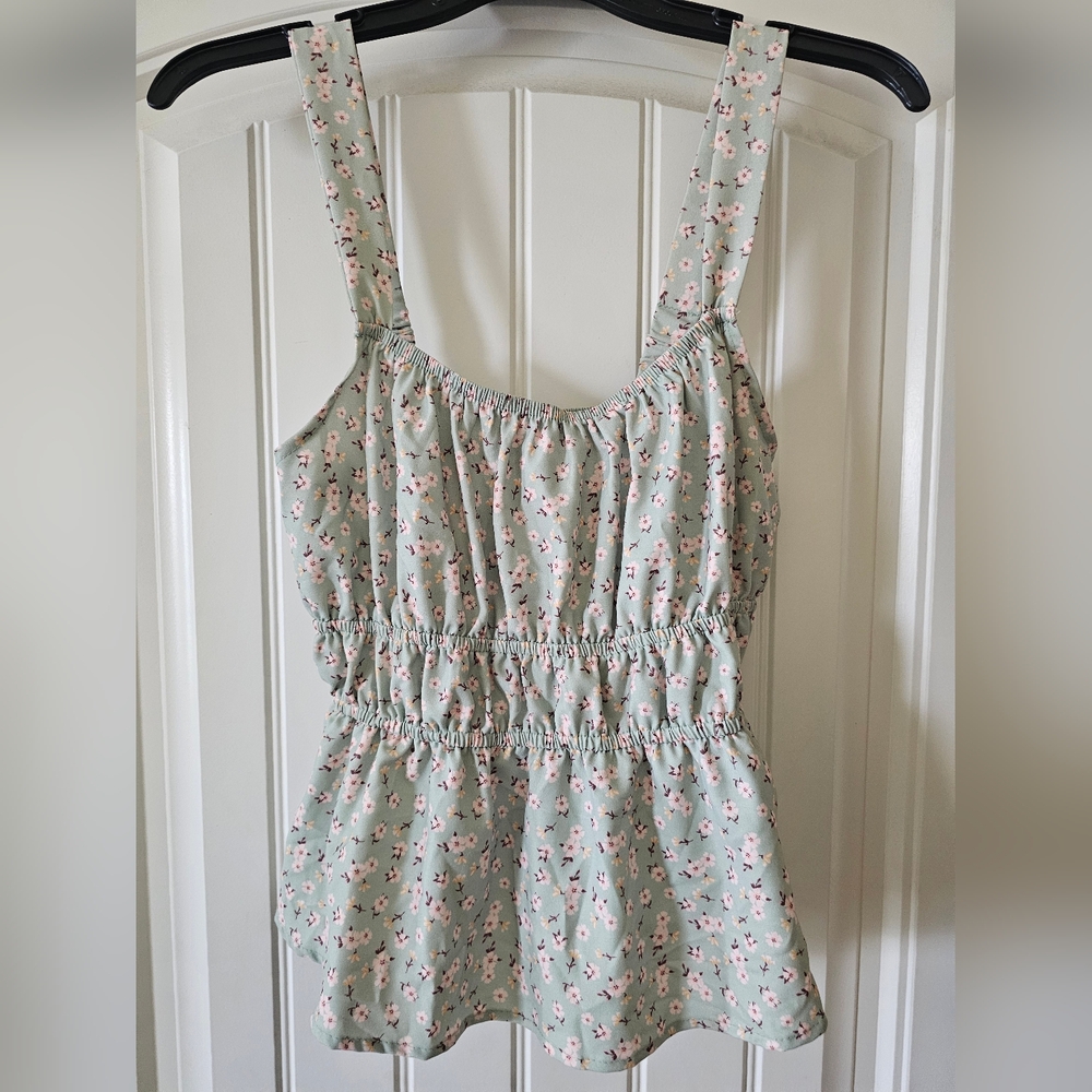 Floral Sleeveless Top